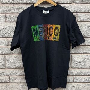 Mexico  Black Tee Shirt